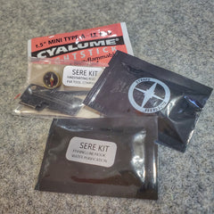 SERE Patch Kit: covert military kit for Survive, Evade, Resist, Escape scenarios Superesse Straps LLC