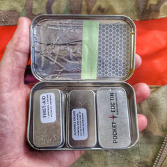 EDC Pocket Tin - Compartmentalized Survival Kits Superesse Straps LLC