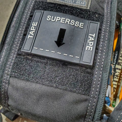 Duct Tape Dispenser Patch - EDC Duct Tape or Cordage on a Spool Morale Patch Superesse Straps LLC