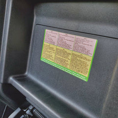 ICERS Quick Reference Decals - A supplement to the In Case of Emergency Response System Superesse Straps LLC