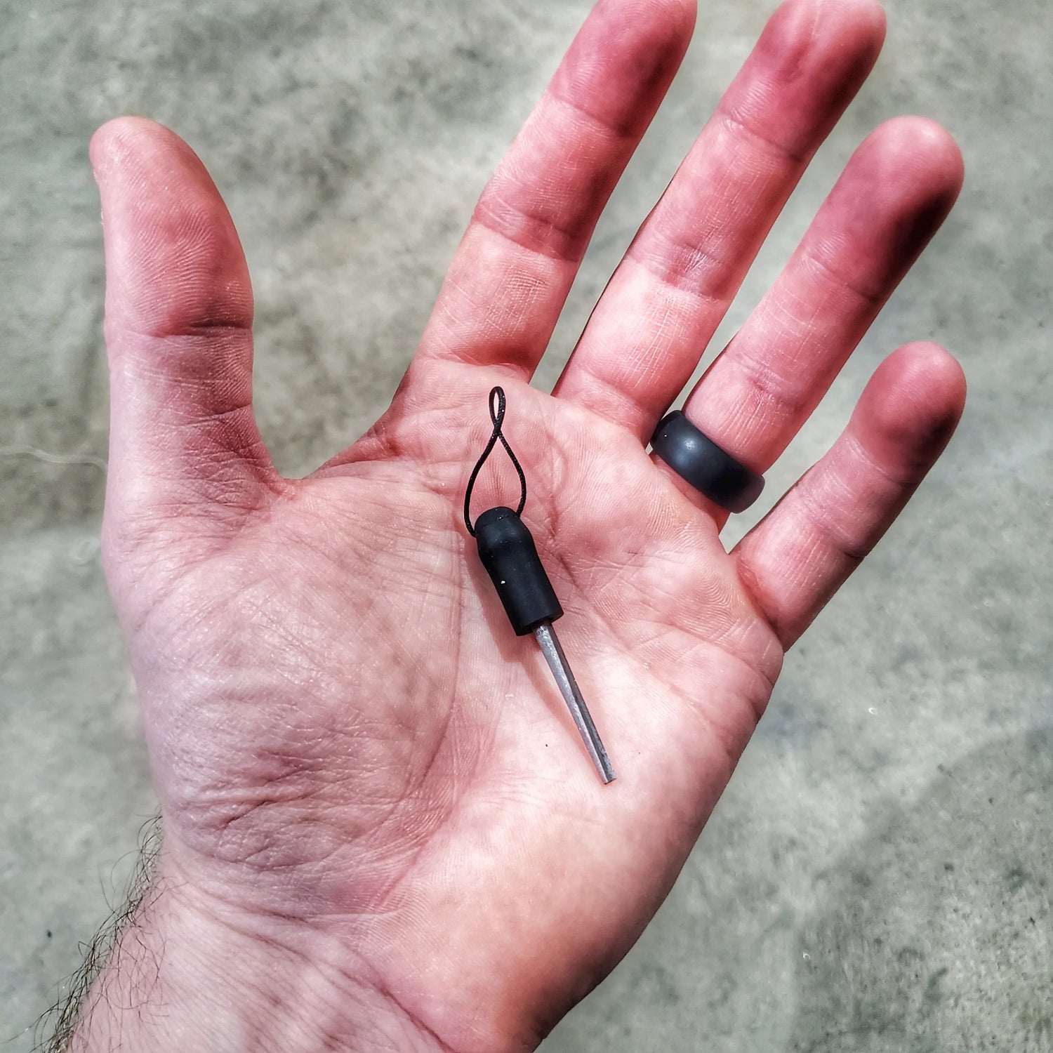 Shelter Nail - Titanium & Steel Wrought Hammering Spike for Trail and Utility Tasks Superesse Straps LLC