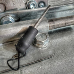 Shelter Nail - Titanium & Steel Wrought Hammering Spike for Trail and Utility Tasks Superesse Straps LLC
