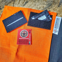 Tactical Tissue: Morale Patch compatible Ripstop stitched hank with covert storage pocket. Superesse Straps LLC