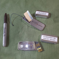 EDC Pocket Tin - Compartmentalized Survival Kits Superesse Straps LLC