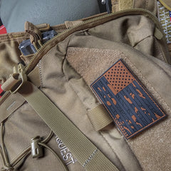 Storage Pocket Patch: Flagged Camo Superesse Straps LLC