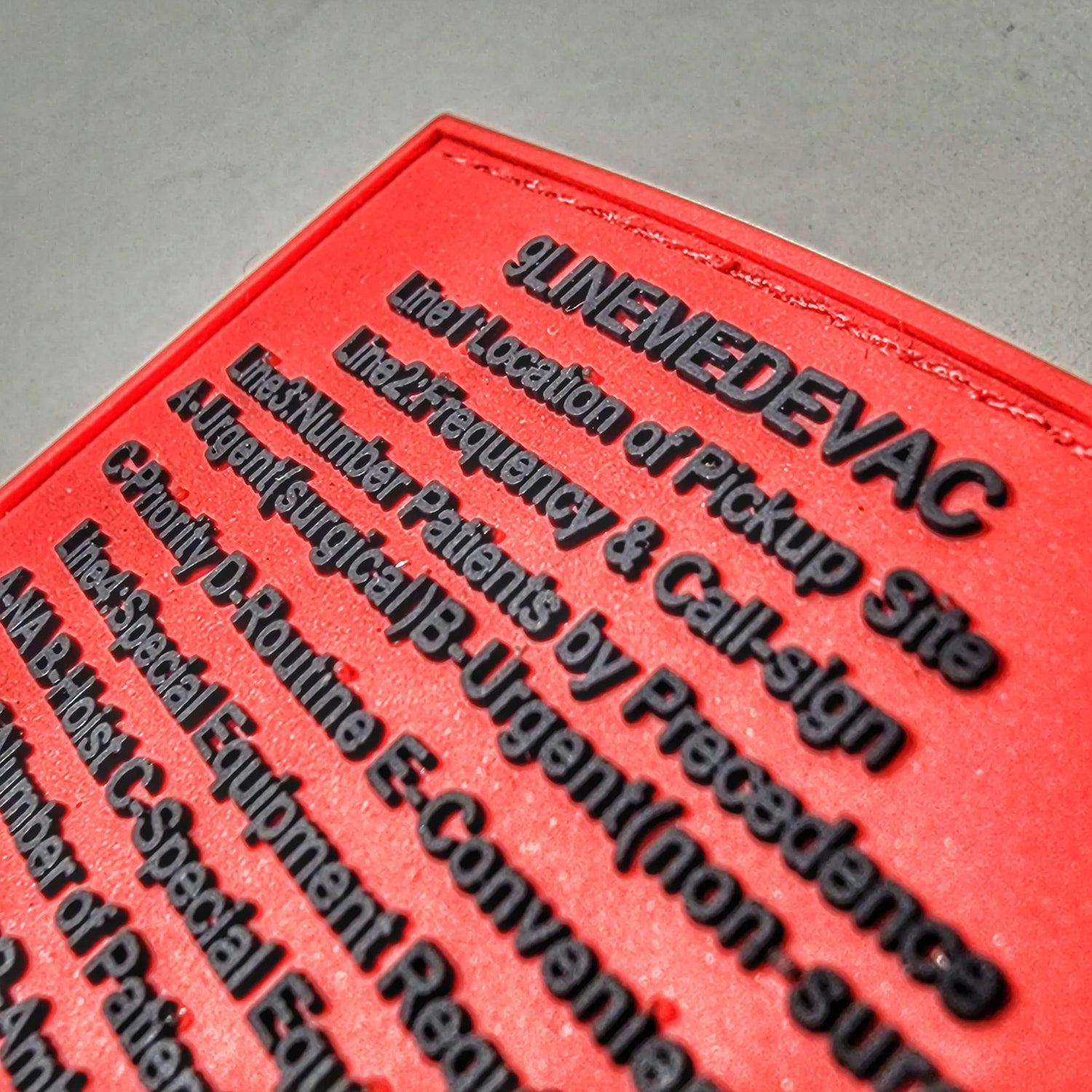 Storage Pocket Patch: Nine Line MedEvac Superesse Straps LLC