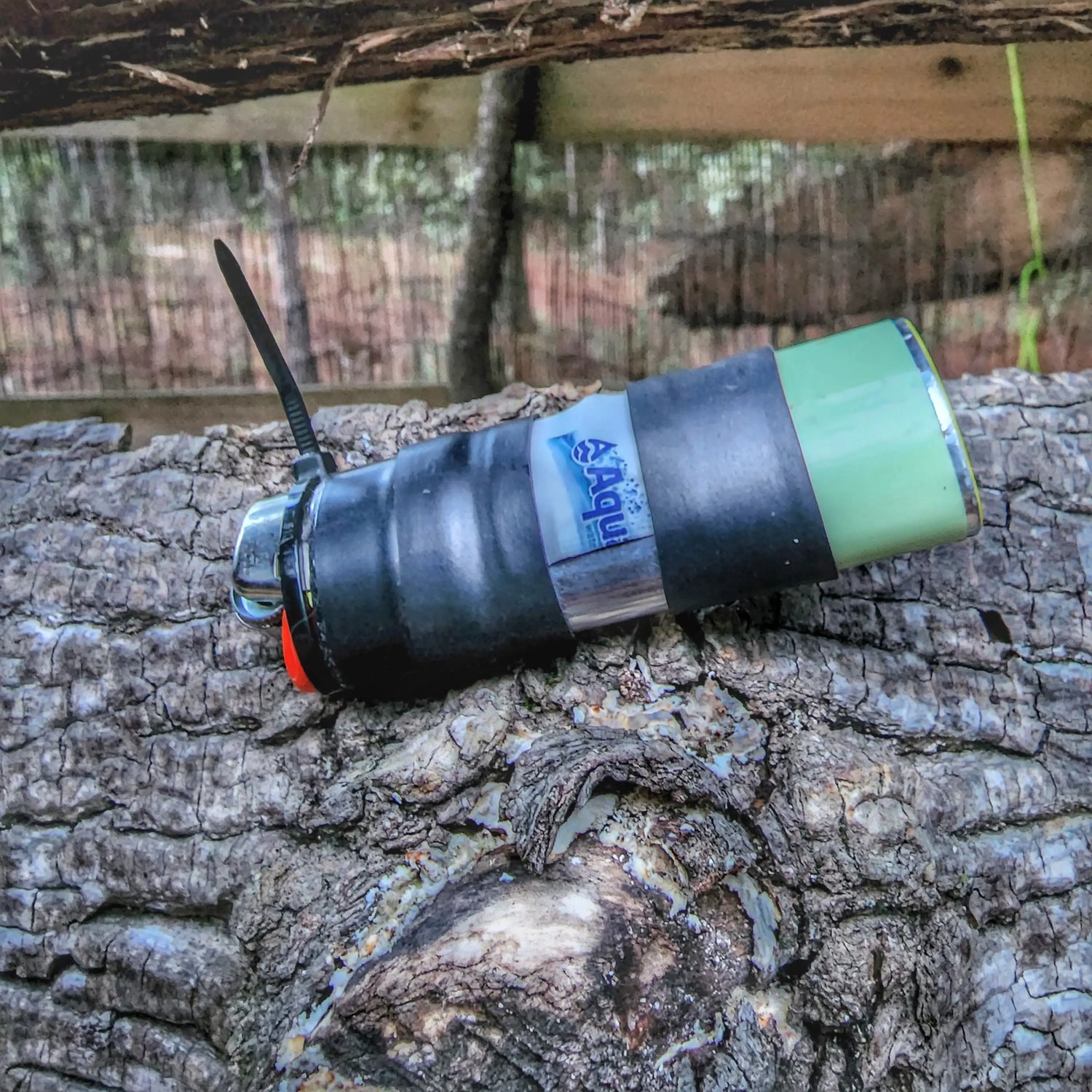 Survival Kit Lighter - Fire Starter outfitted with supplies. Superesse Straps LLC