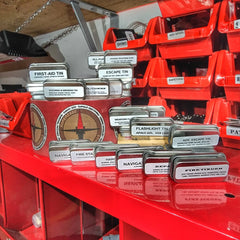 EDC Pocket Tin - Compartmentalized Survival Kits Superesse Straps LLC