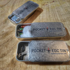 EDC Pocket Tin - Compartmentalized Survival Kits Superesse Straps LLC