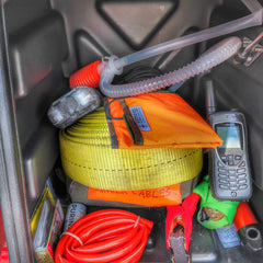 Marker Mat - Fluorescent Signaling Panel on Ripstop Pocket Hank Superesse Straps LLC