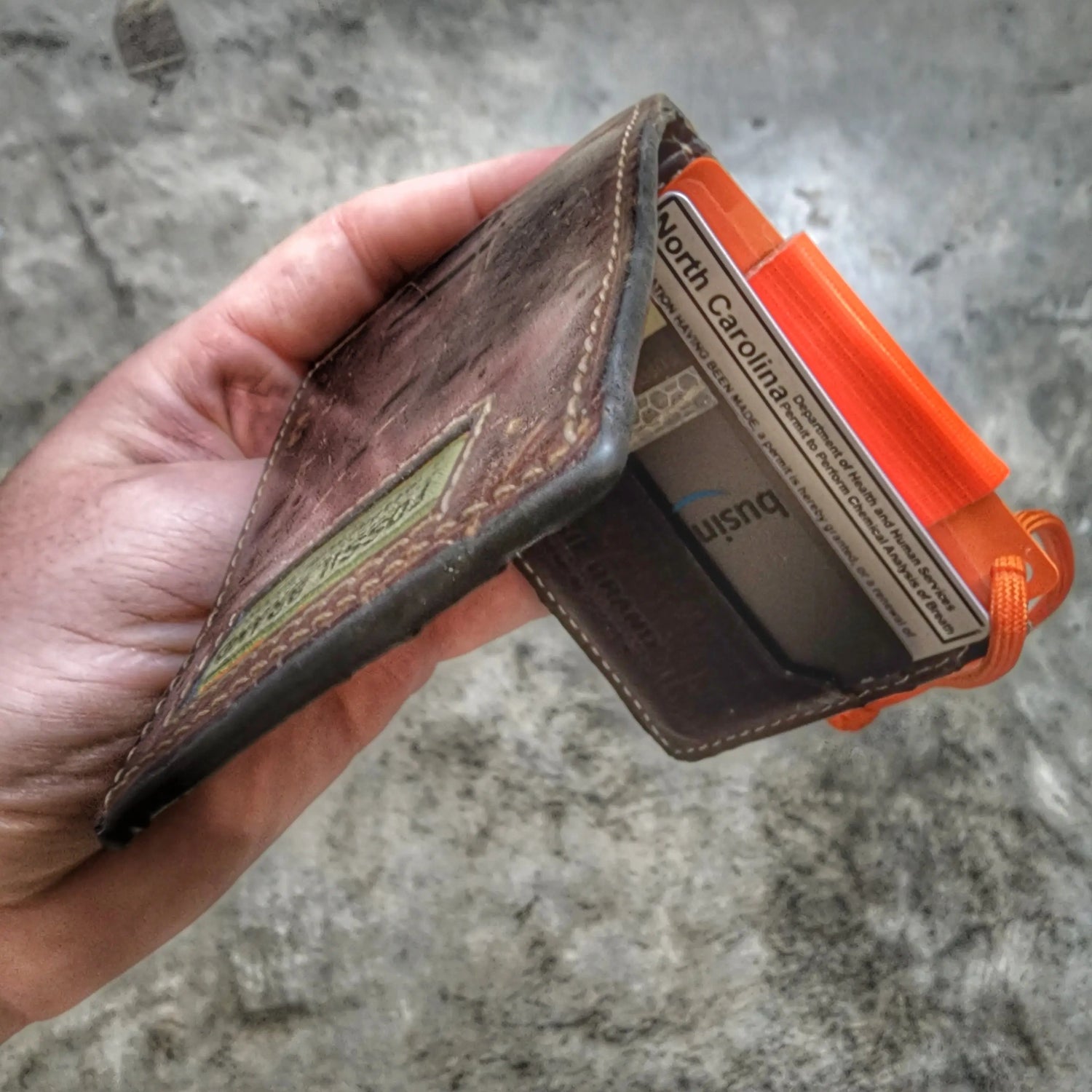Tape Card - Duct Tape wrapped Credit Card w/ Paracord Lanyard Superesse Straps LLC