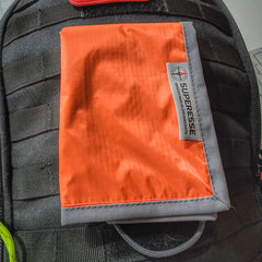 Marker Mat - Fluorescent Signaling Panel on Ripstop Pocket Hank Superesse Straps LLC