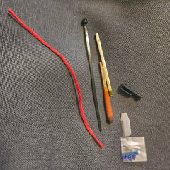 EDC Cache Markers - Hollow Sharpie with internal stash of survival supplies. Superesse Straps LLC
