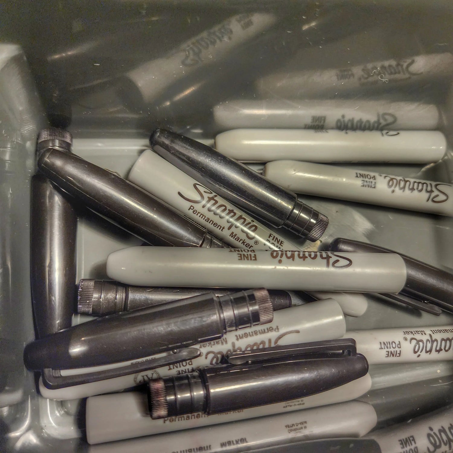 EDC Cache Markers - Hollow Sharpie with internal stash of survival supplies. Superesse Straps LLC
