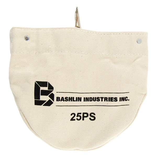 Bashlin - Wide Opening Bolt and Nut Bag with Leather Bottom