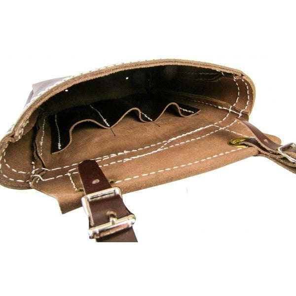 All Leather Bolt and Nut Bag