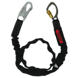 Bashlin - Tubular nylon web with polyester shock absorbing core, a SL6550A snaphook and a 3005 carabiner Bashlin
