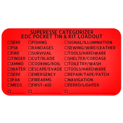 Survival Reference Decal Pack - Collection of 11 Stickers Superesse Straps LLC