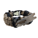 Urban Carry Strap - EDC Bracelet with Pry Bar, Firestarter, Kevlar Saw and Cuff Key or LED Flashlight. Superesse Straps LLC
