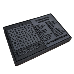 Storage Pocket Patch: Morse and Tap Code Superesse Straps LLC