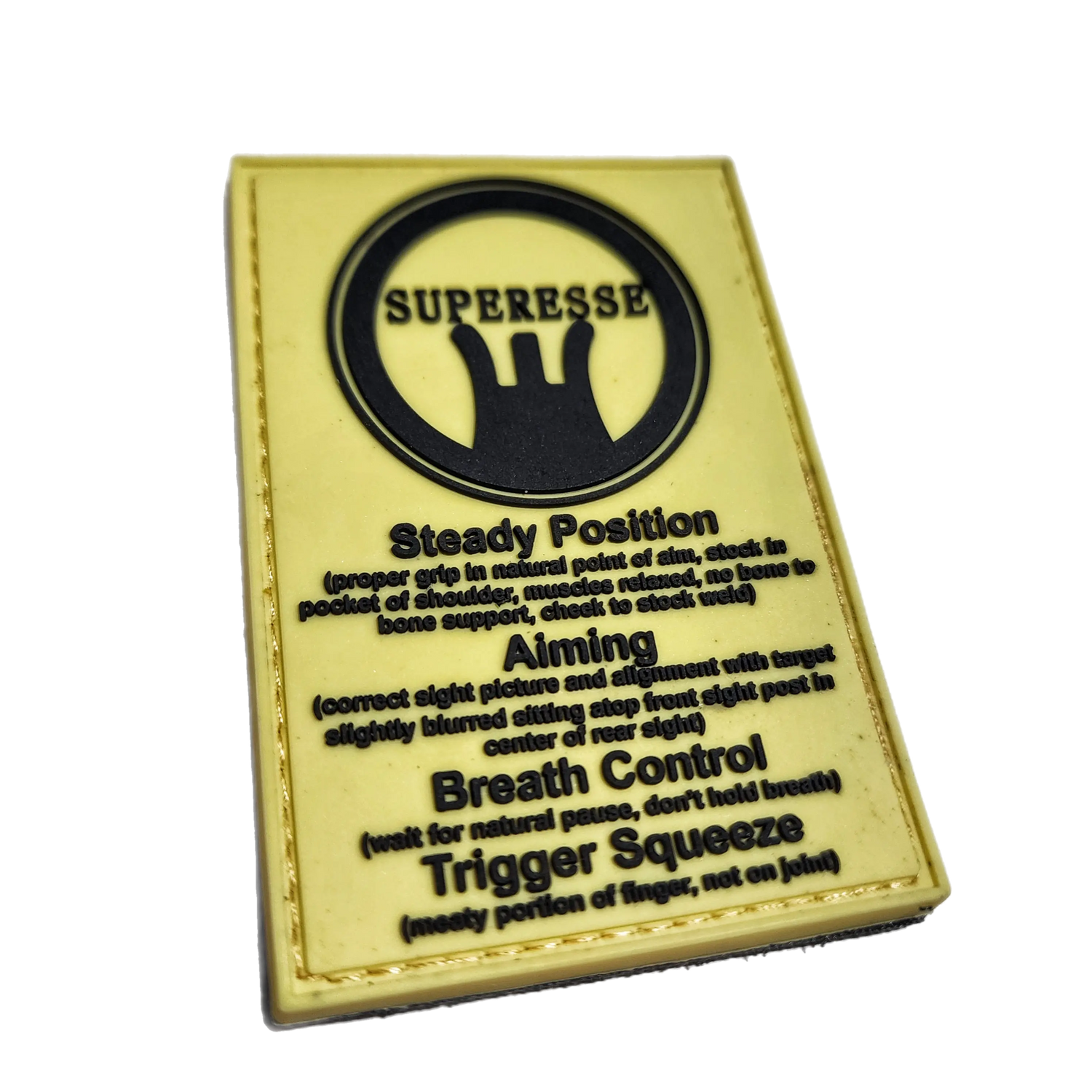 Storage Pocket Patch: Marksmanship Fundamentals Superesse Straps LLC
