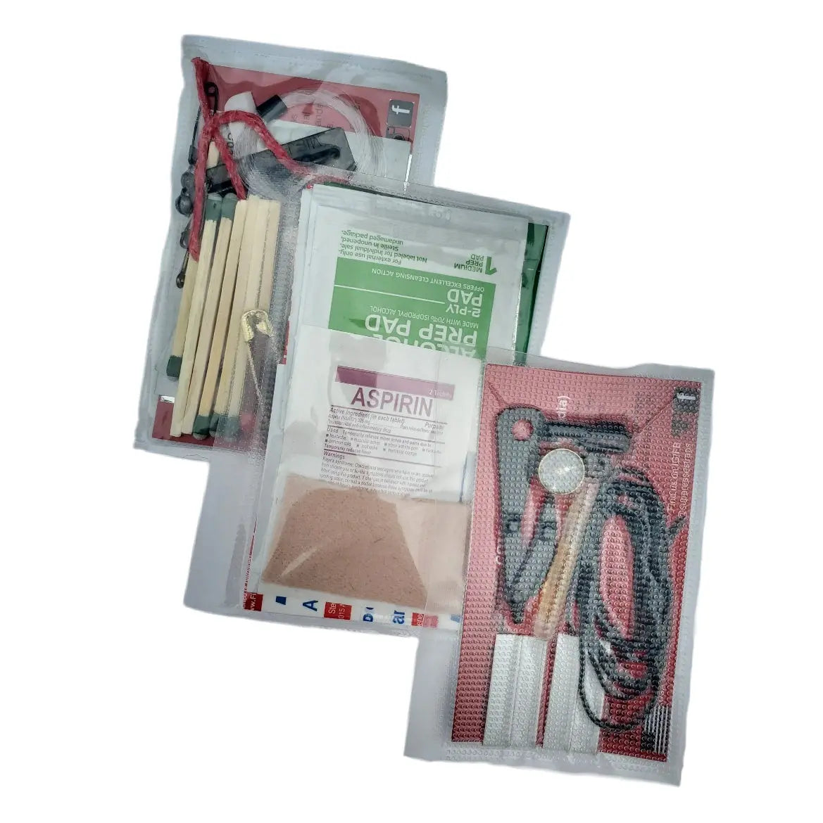 Shim Personal Survival Cards - Wallet Size Vacuum Sealed Survival Packets Superesse Straps LLC