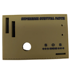 Superesse Survival Patch: Compartmentalized Micro EDC and Survival Kit Superesse Straps LLC