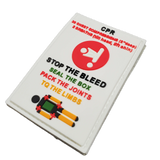 Storage Pocket Patch:  "Stop Bleed" and "CPR" Quick Reference Superesse Straps LLC
