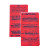 9 Line MedEvac Decal - U.S. Military Truncated Medical Evacuation Reference Sticker & CPR Superesse Straps LLC