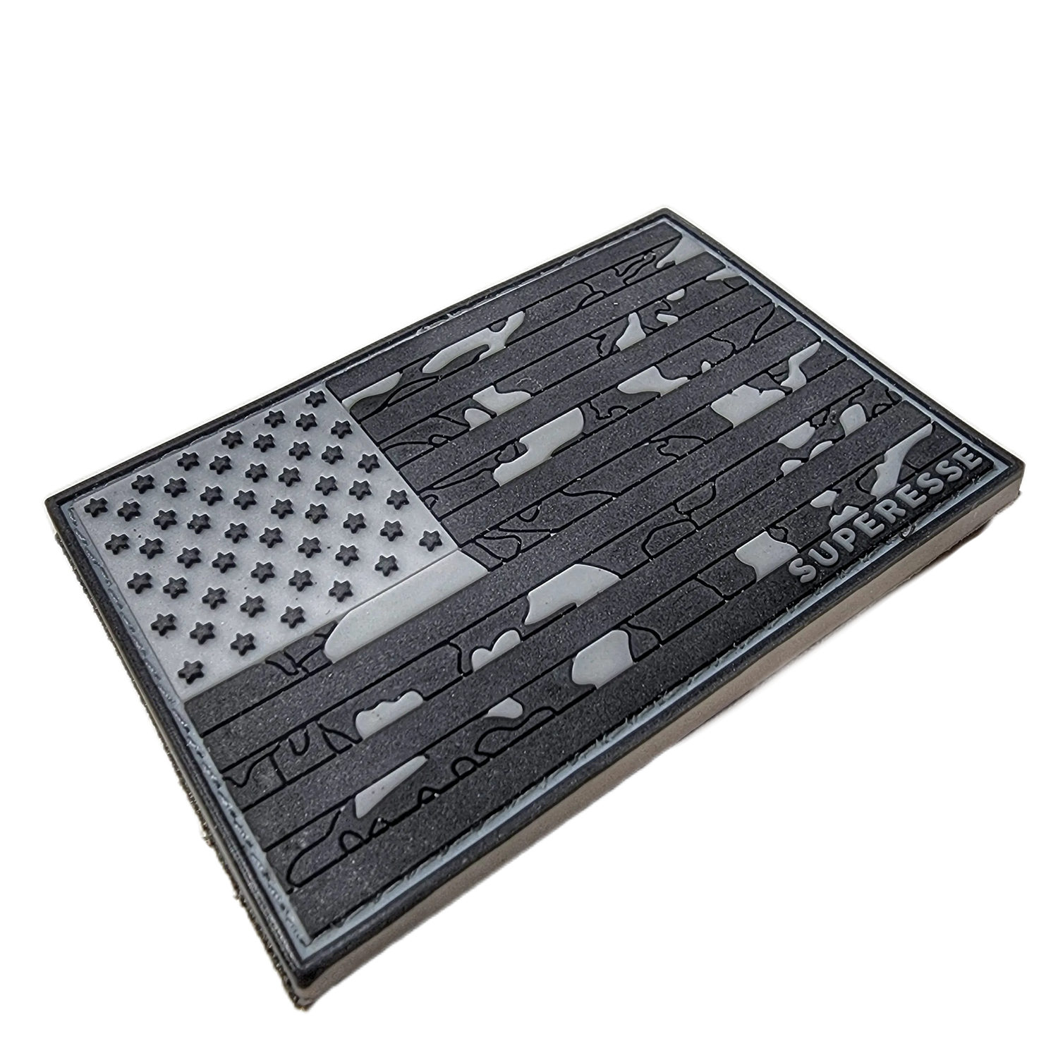 Storage Pocket Patch: Flagged Camo Superesse Straps LLC
