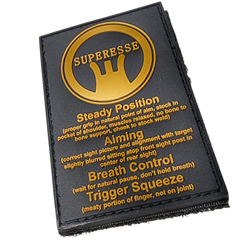 Storage Pocket Patch: Marksmanship Fundamentals Superesse Straps LLC