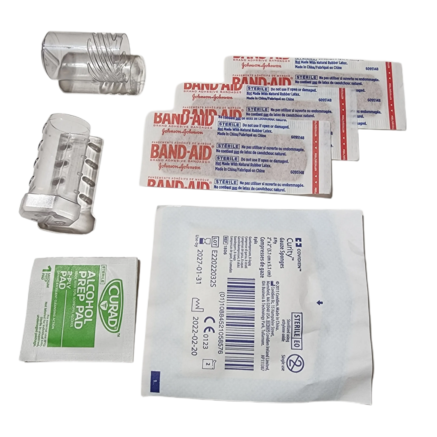 Drop Shell - Polymer Capsule filled with Survival, Escape, and First-Aid Supplies. Superesse Straps LLC
