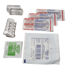 Drop Shell - Polymer Capsule filled with Survival, Escape, and First-Aid Supplies. Superesse Straps LLC