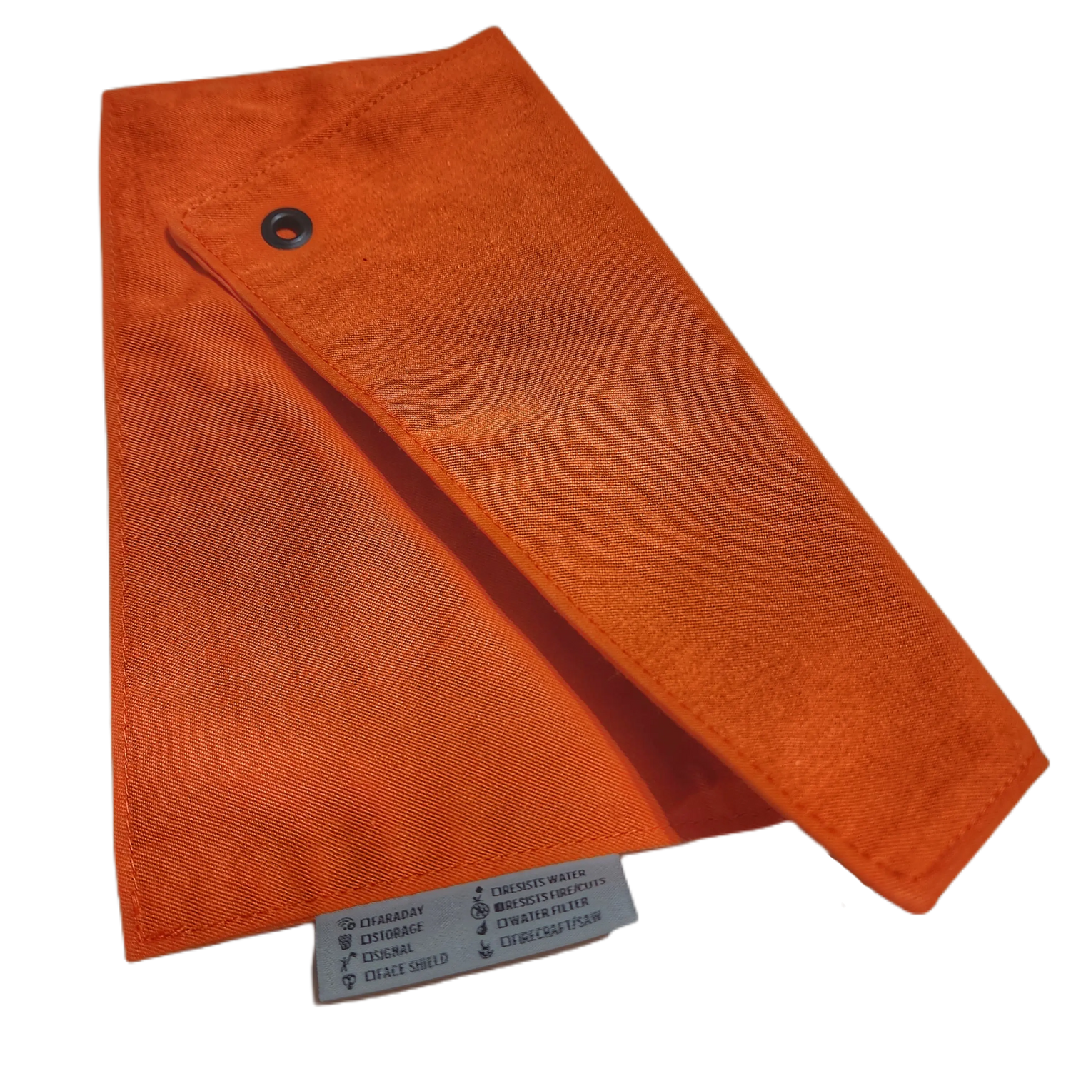 Camp Rag - Burn Proof Work Cloth built from Durable Kevlar Fabric w/ Lanyard Grommet. Superesse Straps LLC
