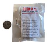 Shim Personal Survival Cards - Wallet Size Vacuum Sealed Survival Packets Superesse Straps LLC