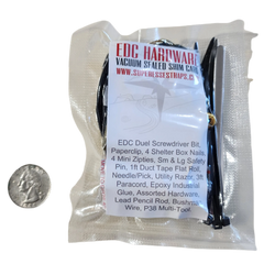 Shim Personal Survival Cards - Wallet Size Vacuum Sealed Survival Packets Superesse Straps LLC