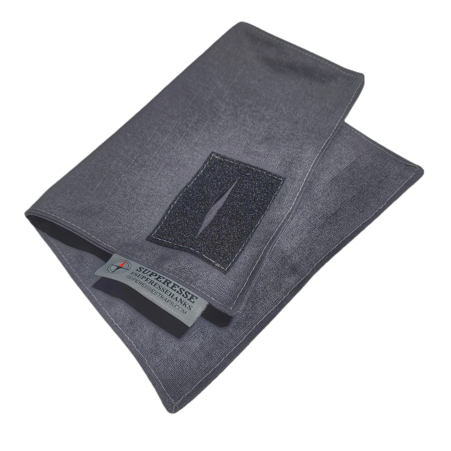 Tactical Tissue: Morale Patch compatible Ripstop stitched hank with covert storage pocket. Superesse Straps LLC