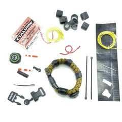 The Escape Evade Pathfinder: Military & Tactical Strap w/ SERE kit, Compass, Kevlar Saw, Cuff Key. Superesse Straps LLC