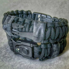 First Responder Strap - Police LEO backup duty gear w/ light, cuff key, seatbelt cutter, compass. Superesse Straps LLC