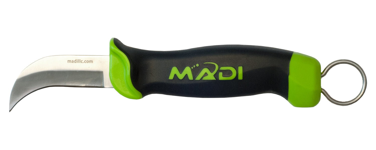 MADI Fixed Blade Skinning Knife - Pointed Blade