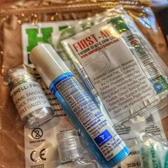Drop Shell - Polymer Capsule filled with Survival, Escape, and First-Aid Supplies. Superesse Straps LLC