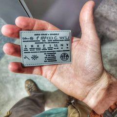 Storage Pocket Patch: Hobo Symbols, Ground to Air Signals, Search and Rescue Markings Superesse Straps LLC