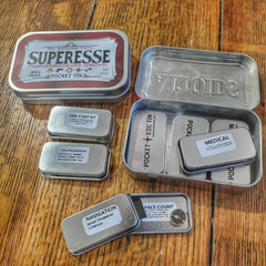 EDC Pocket Tin - Compartmentalized Survival Kits Superesse Straps LLC