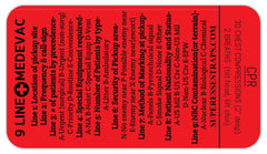 9 Line MedEvac Decal - U.S. Military Truncated Medical Evacuation Reference Sticker & CPR Superesse Straps LLC