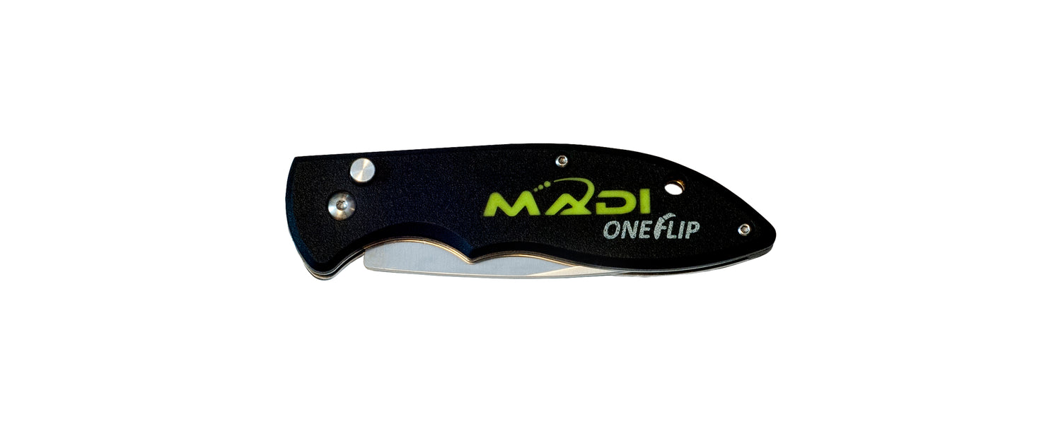 MADI ONE FLIP Straight Knife - Pointed