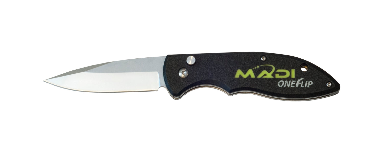 MADI ONE FLIP Straight Knife - Pointed