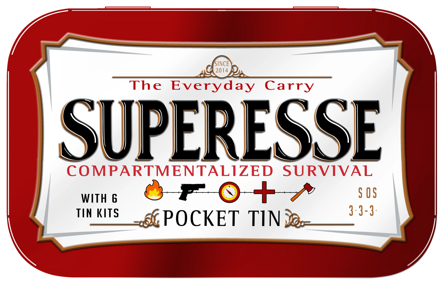 EDC Pocket Tin: Superesse Straps LLC