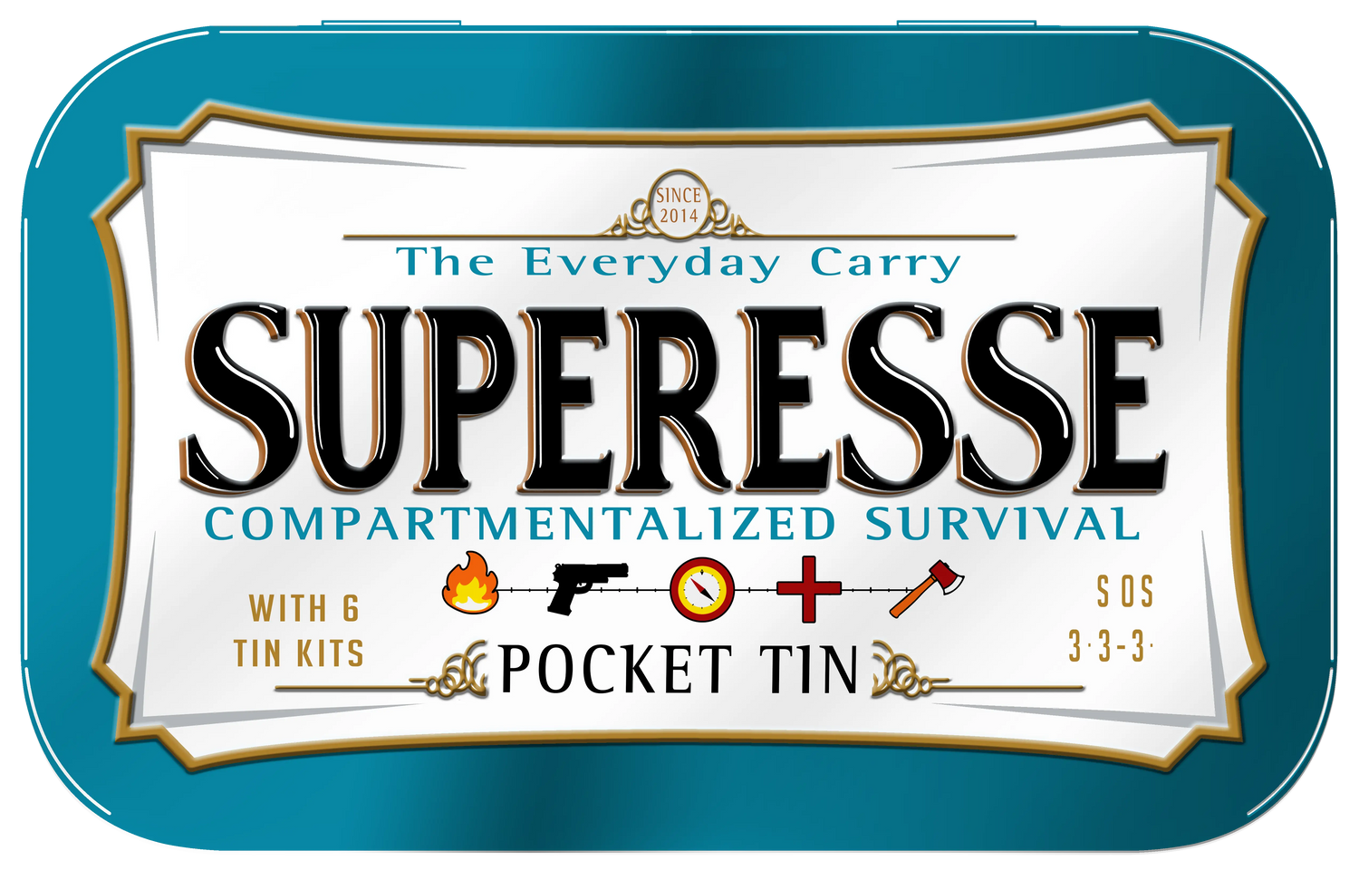 EDC Pocket Tin: Superesse Straps LLC