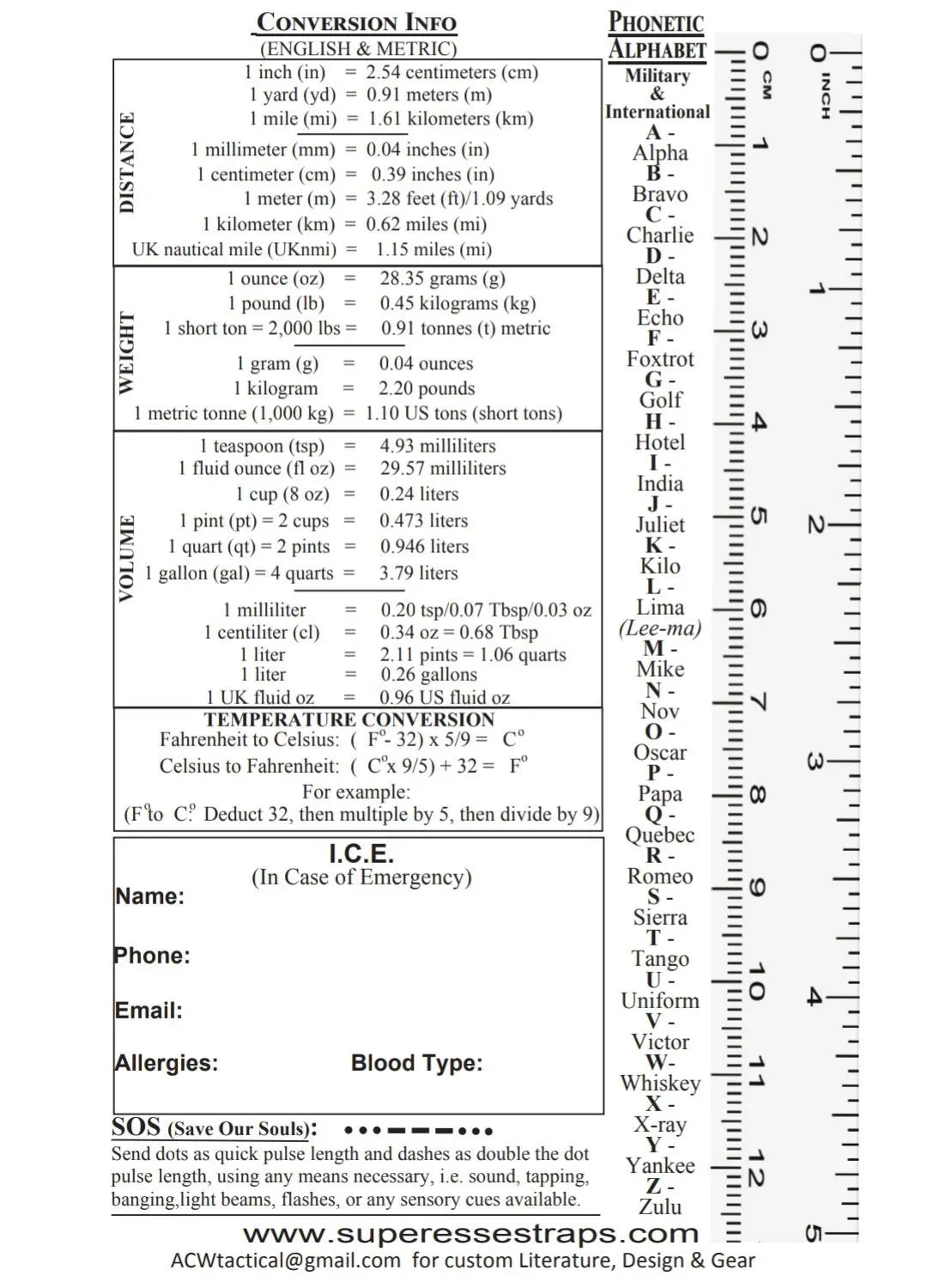 Superesse Field Memo Pad (Yellow) - Durable Pocket Notebook with Survival References Superesse Straps LLC