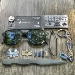 Storage Pocket Patch: Hobo Symbols, Ground to Air Signals, Search and Rescue Markings Superesse Straps LLC